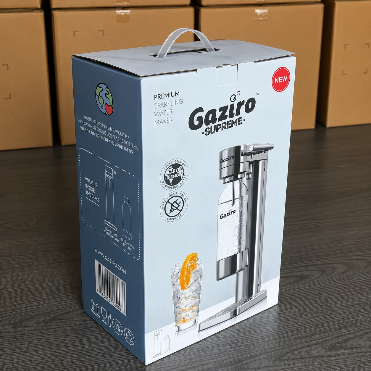 seltzer maker packaging and label review - manual