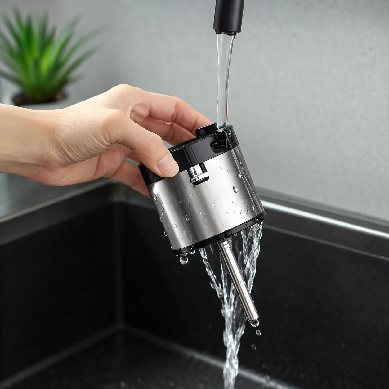 Detachable and washable carbonation head structure