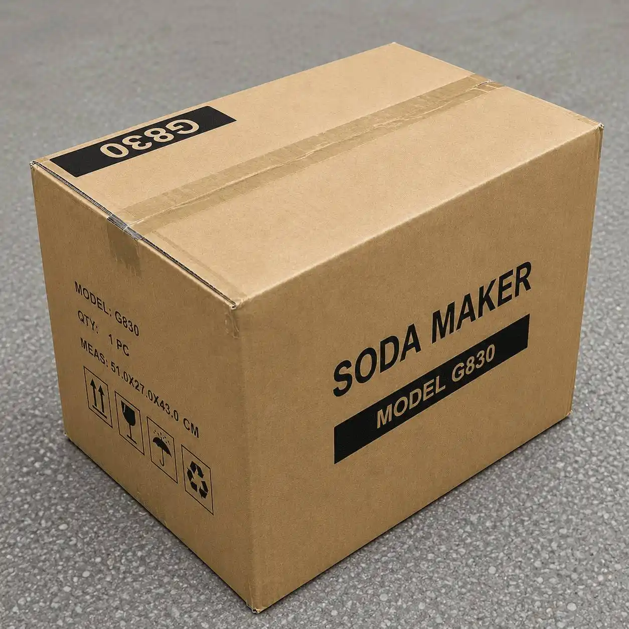 G830 barcode label application