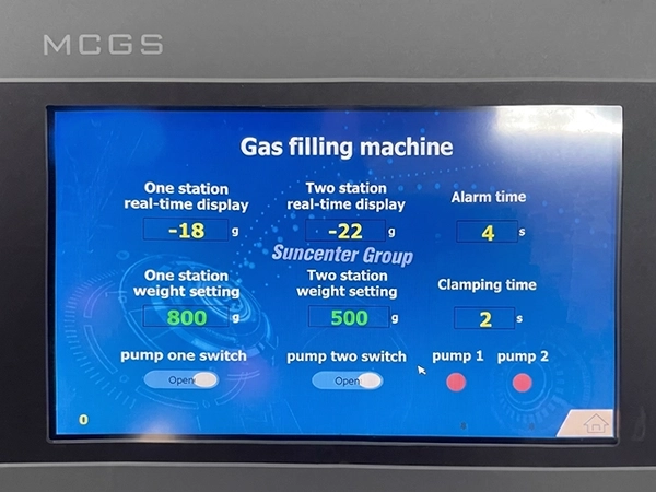 Machine setup