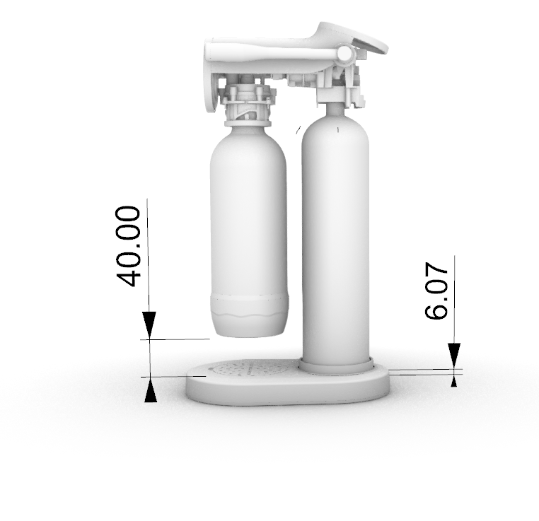 manual water carbonator machine structure