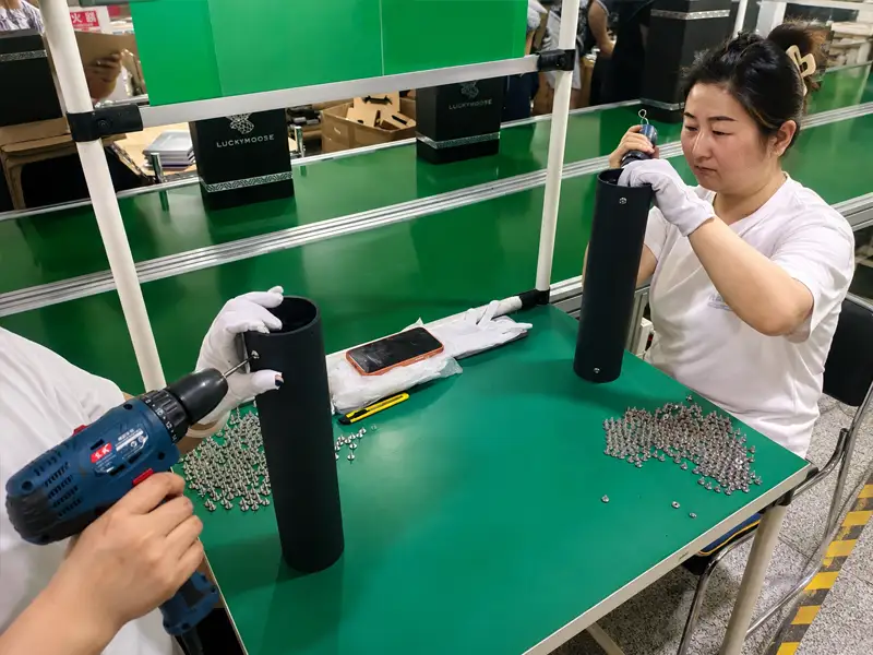 G15 black soda maker assembly line batch review for private label order