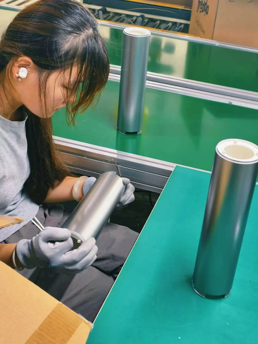 Stainless steel body inspection during G15 Pro production for Brazil