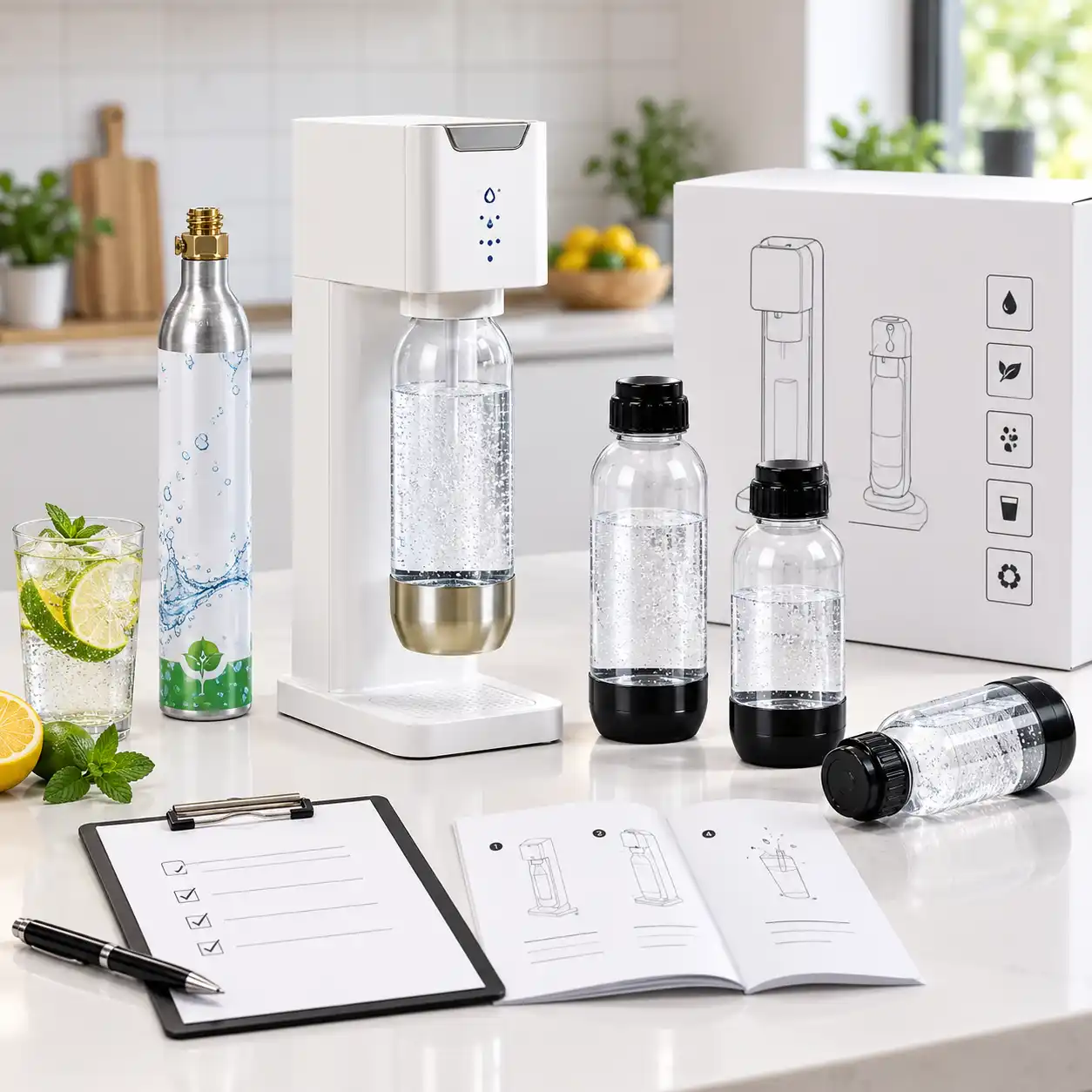 Label and manual review for private label soda maker project